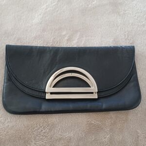 "Guy Laroche" leather clutch